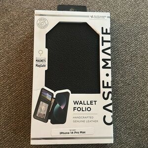 COPY - Case-Mate ❤️ Wallet Folio Case~Magsafe for Apple iPhone 14 Pro Max~New i…